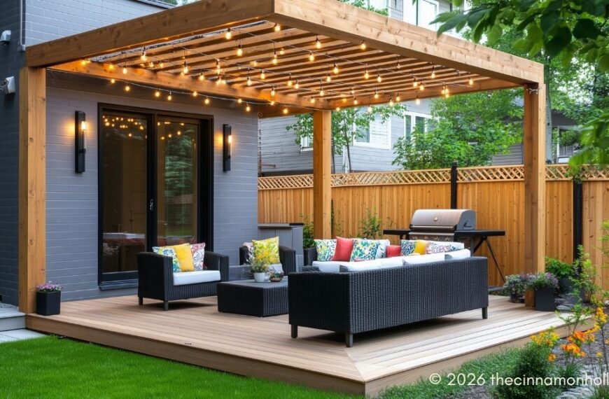 Custom Backyard Features - pergola