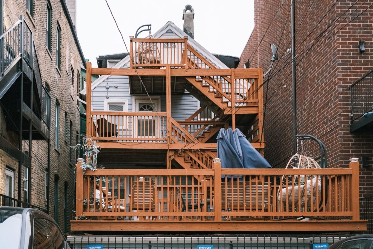backyard deck