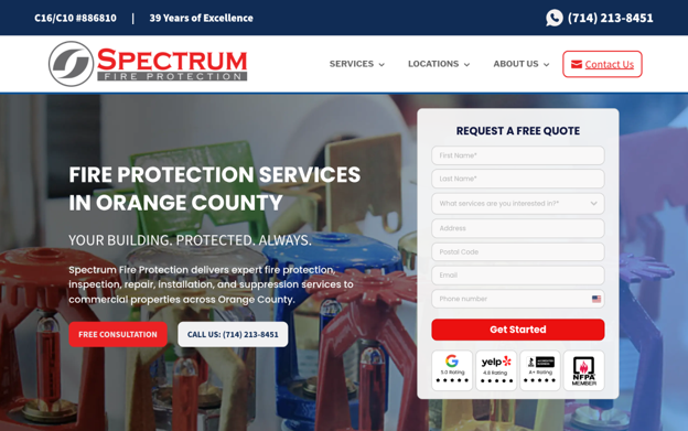 Spectrum Fire Protection - Best Fire Protection Services in Orange County