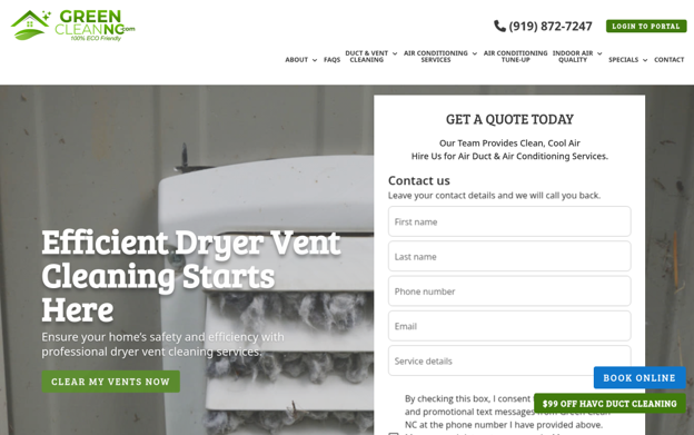 Green Clean NC - Air Duct Cleaning Companies in Raleigh
