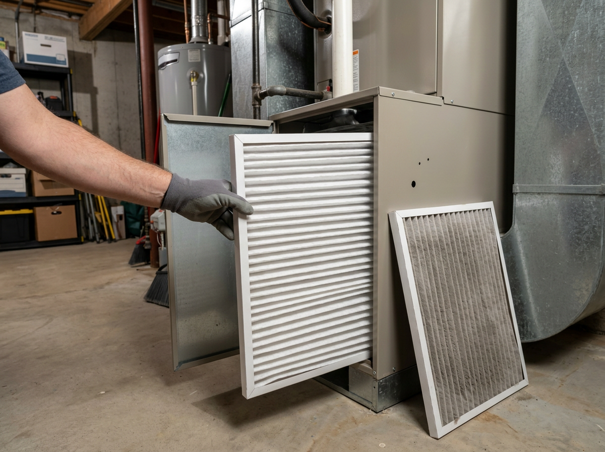 Indoor Air - high-efficiency MERV HVAC air filter replacement
