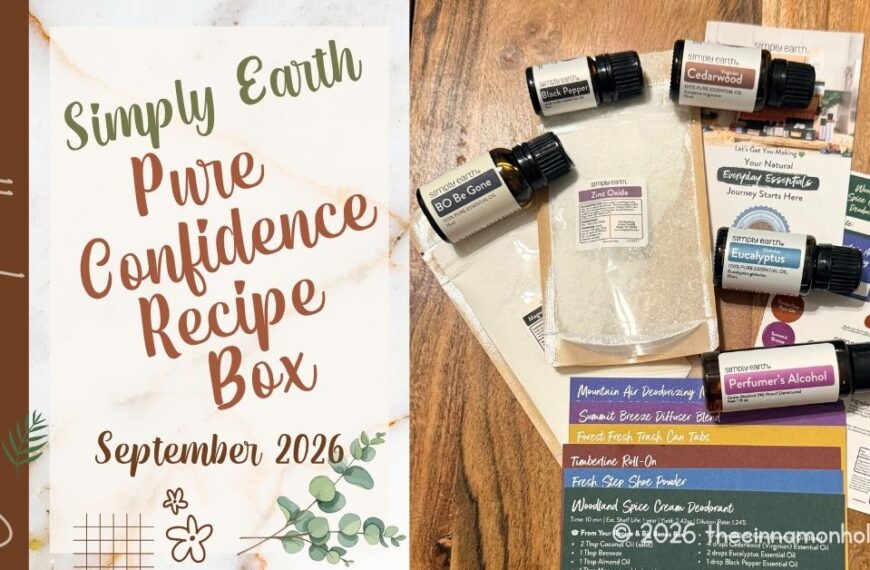 Simply Earth Pure Confidence Recipe Box September 2026 - DIY Natural Deodorant