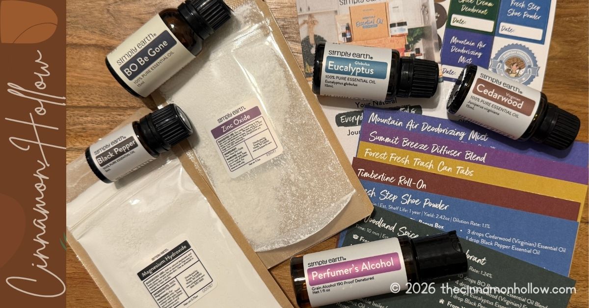 Simply Earth Pure Confidence Recipe Box September 2026