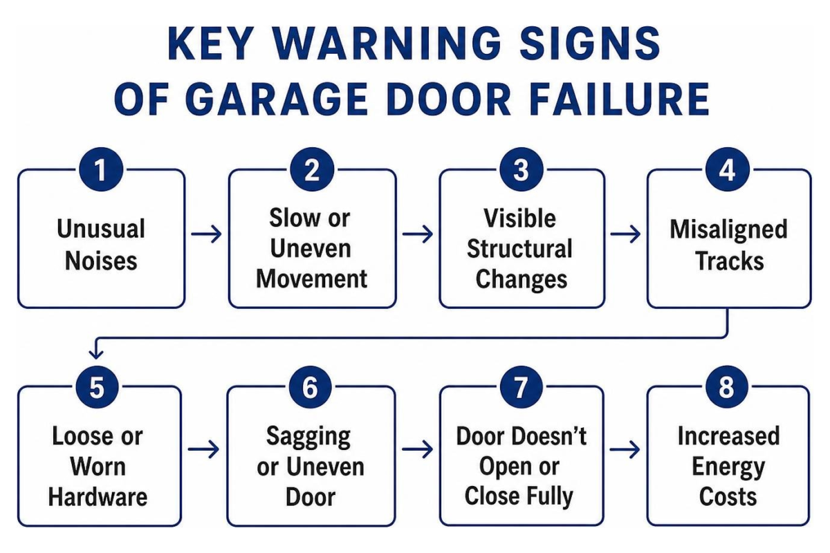 Professional Garage Door Repair - warning signs garage door failure