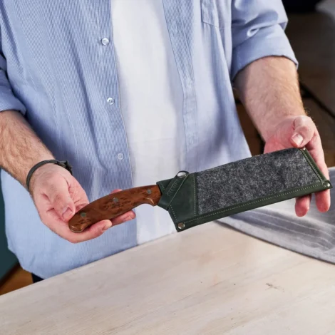 personalized leather knife roll