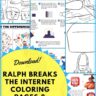 Ralph Breaks The Internet Coloring Pages
