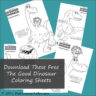 The Good Dinosaur Coloring Sheets