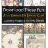 Alice Through The Looking Glass Coloring Pages
