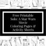 Solo: A Star Wars Story Coloring Pages And Activity Set
