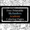 Skylanders Academy Coloring Pages