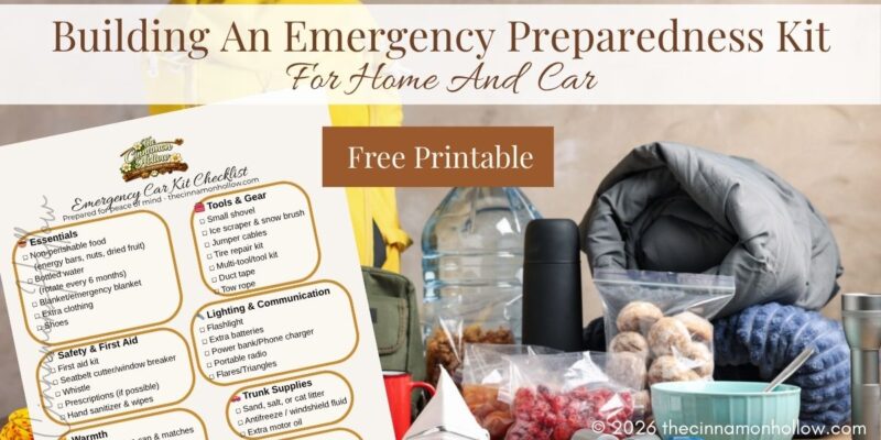 Emergency Car Preparedness Kit