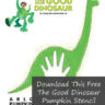 The Good Dinosaur Pumpkin Stencil