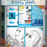Finding Dory Activity Sheets And Coloring Pages